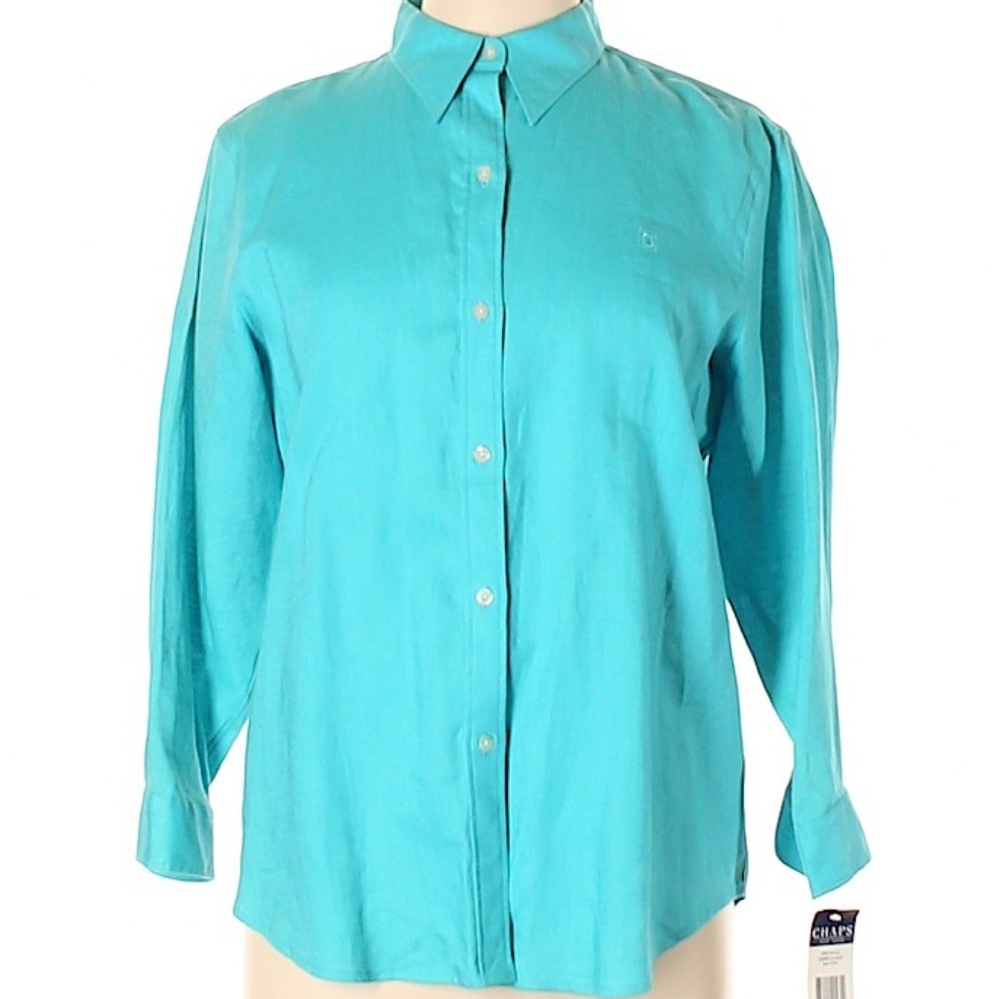 ✨Vintage CHAPS Linen Top